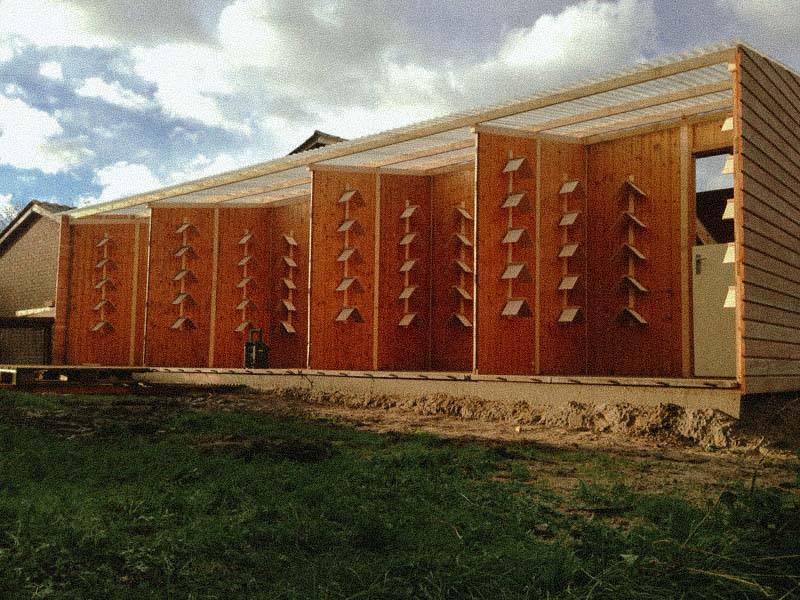 Zitjes voor duiven van berken multiplex